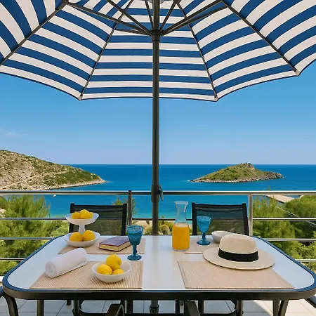 Coastal Paradise Found - Komis' Private Pool Retreat Willa Ajos Nikolaos